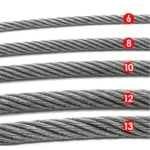 Elevator Steel Rope 6/6.5/8/10/11/12/13/14/16mm